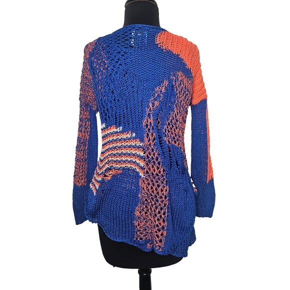 MIHARA YASUHIRO Distressed Knit Sweater Set Size 36 (US 6) Abstract Asymmetric - Picture 4 of 12